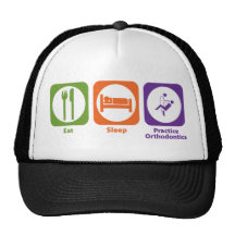Eat Sleep Practice Orthodontics Mesh Hats