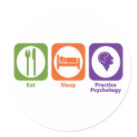 Eat Sleep Practice Psychology stickers