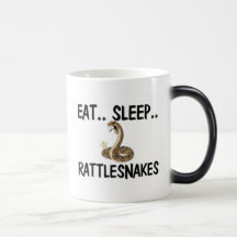 Eat Sleep RATTLESNAKES Mugs