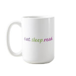 eat sleep read mugs