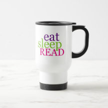 Eat, Sleep, READ - Retro Mugs