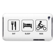 Eat Sleep Ride Barely There iPod Cover