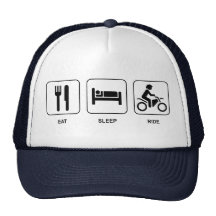 Eat Sleep Ride Mesh Hat