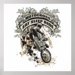 Eat, Sleep, Ride Motocross Posters