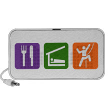 Eat Sleep Rock Climbing 2 Notebook Speaker
