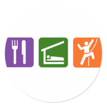 Eat Sleep Rock Climbing Sticker