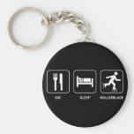Eat Sleep Rollerblade Keychain
