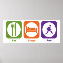 Eat Sleep Run Print
