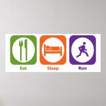 Eat Sleep Run Print