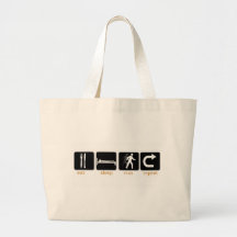 Eat Sleep Run Repeat Canvas Bag