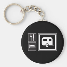 Eat. Sleep. RV! Key Chain