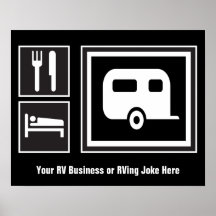 Eat Sleep RV Print