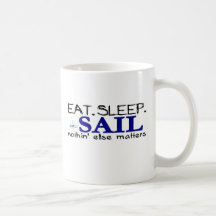 Eat Sleep Sail Coffee Mug