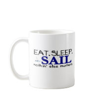 Eat Sleep Sail Coffee Mug