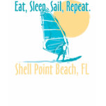 Eat, Sleep, Sail, Repeat. t-shirts