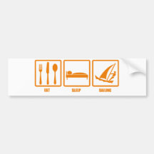 Eat Sleep Sailing Bumper Stickers