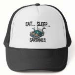 Eat Sleep SARDINES hats