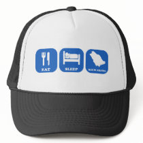 Eat Sleep Saudi Arabia Hats