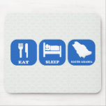 Eat Sleep Saudi Arabia mousepads