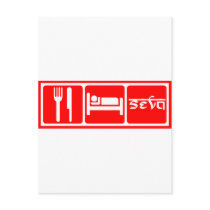 Eat,Sleep,Seva Postcards