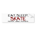 Eat Sleep Skate bumper stickers