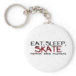 Eat Sleep Skate keychains