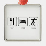 Eat Sleep Skate Ornament