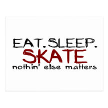 Eat Sleep Skate Postcards