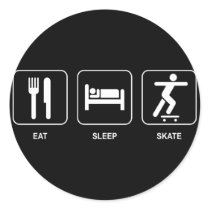 Eat Sleep Skate Sticker