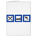 eat sleep ski card