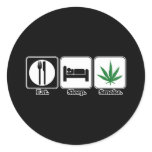 eat sleep smoke pot stickers