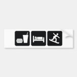 Eat Sleep Snowboard Bumper Sticker