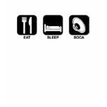 eat sleep soca t-shirts
