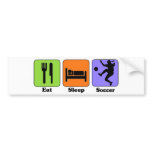 Eat Sleep Soccer bumper sticker bumper stickers