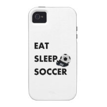 Eat Sleep Soccer Case-Mate iPhone 4 Case
