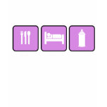 Eat, Sleep , Spray (Ladies Grape) t-shirts