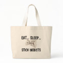 Eat Sleep STICK INSECTS bags