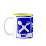 EAT SLEEP STUDY mugs
