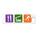 Eat Sleep Surfing bumper stickers