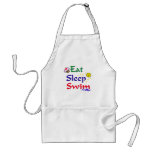 Eat Sleep Swim Aprons