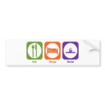 Eat Sleep Swim bumper stickers