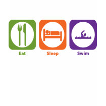 Eat Sleep Swim Tshirt
