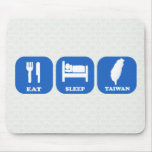 Eat Sleep Taiwan Mouse Pad