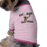 Eat Sleep TREE FROGS pet clothing