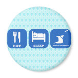 Eat Sleep Trinidad And Tobago magnets