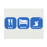 Eat Sleep Trinidad And Tobago postcards
