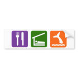 Eat Sleep Whale Watching bumper stickers