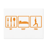 Eat Sleep Yoga postcards