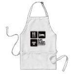 Eat Sleep Zombies - Black Aprons