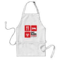 Eat Sleep Zombies - Red Apron